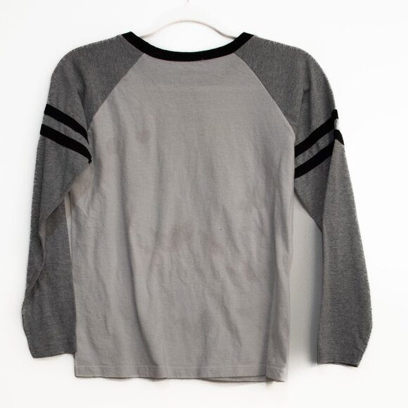 Minecraft Boys Long Sleeve Raglan T-Shirt With Creeper Graphic - Picture 8 of 8